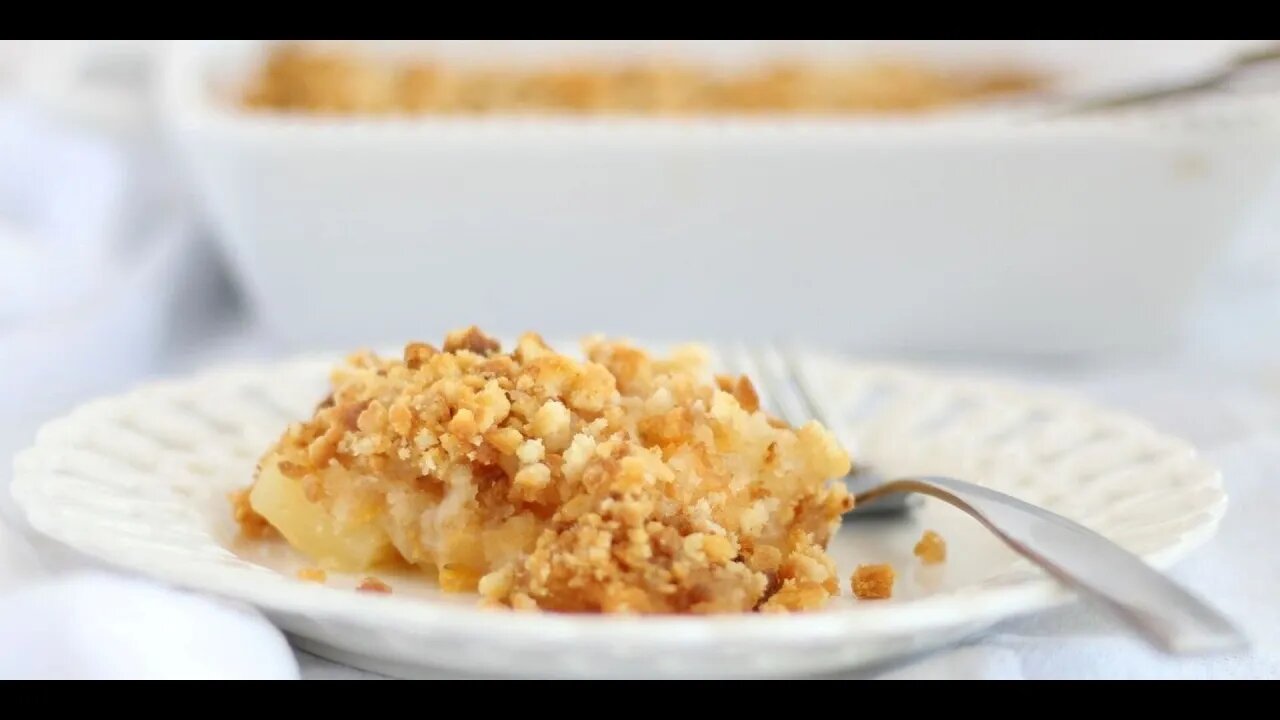 Gluten Free Pineapple au Gratin