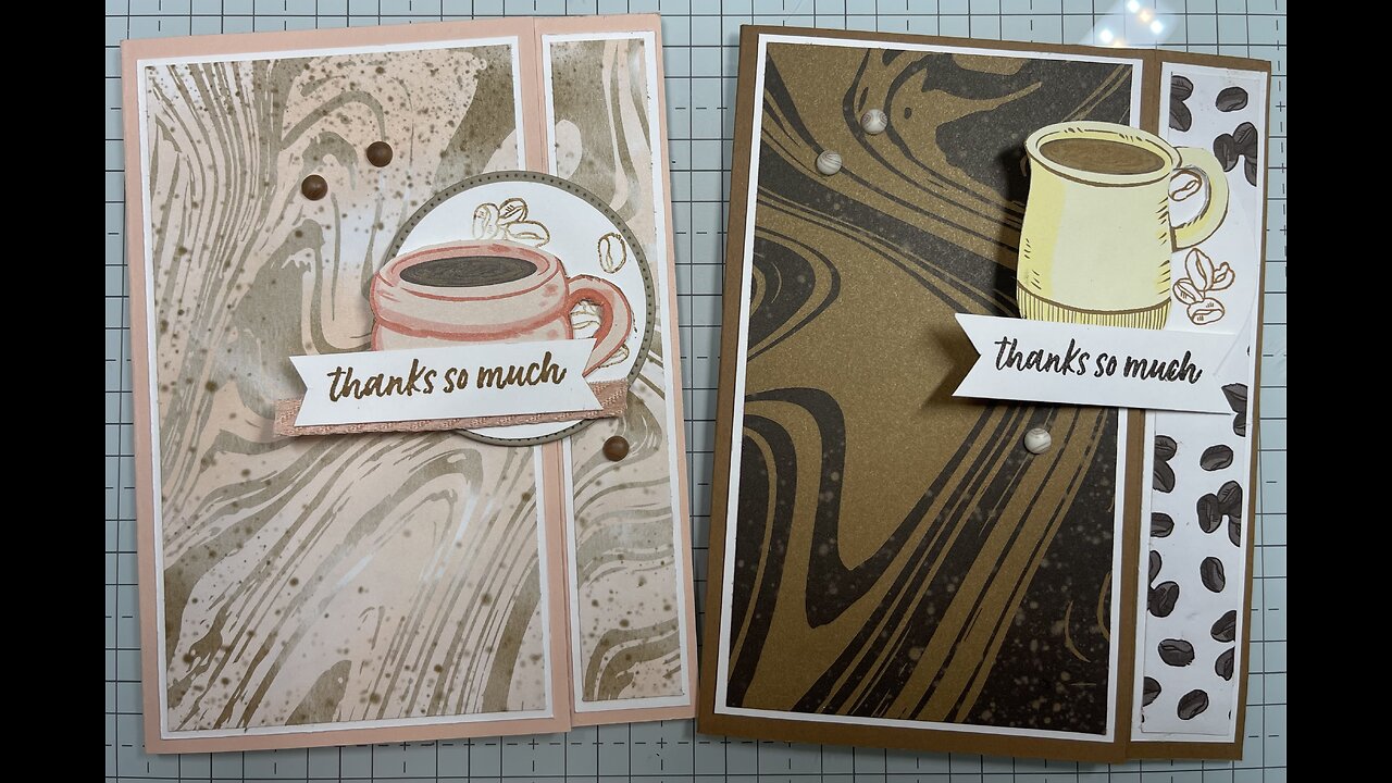 Back Fold Card with Latté Love - 08/07/24