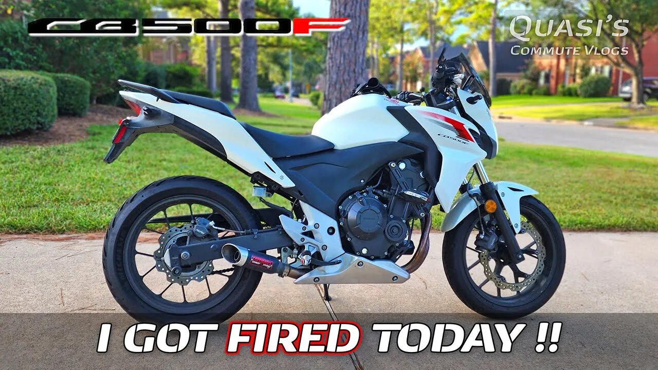 VLOG: Honda CB500F // I Got Fired Today!