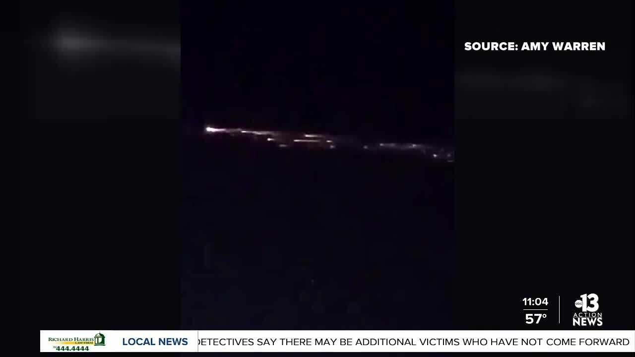 Rocket debris lights up skies over the Pacific Northwest