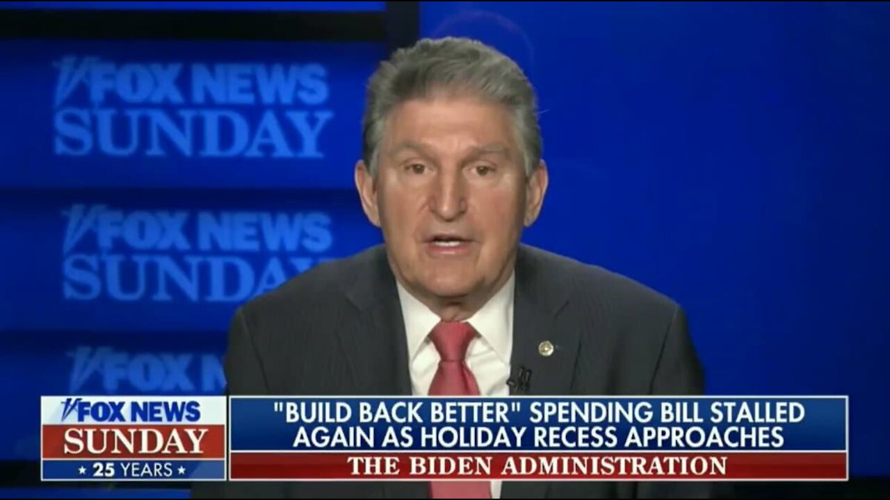 Bidenova agenda "Build Back Better" zastavena !