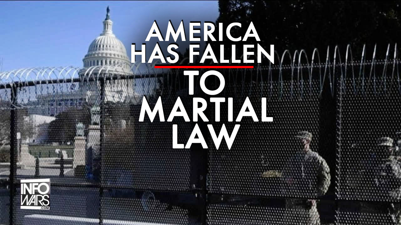 America Has Fallen to Martial Law says Reporter in DC!