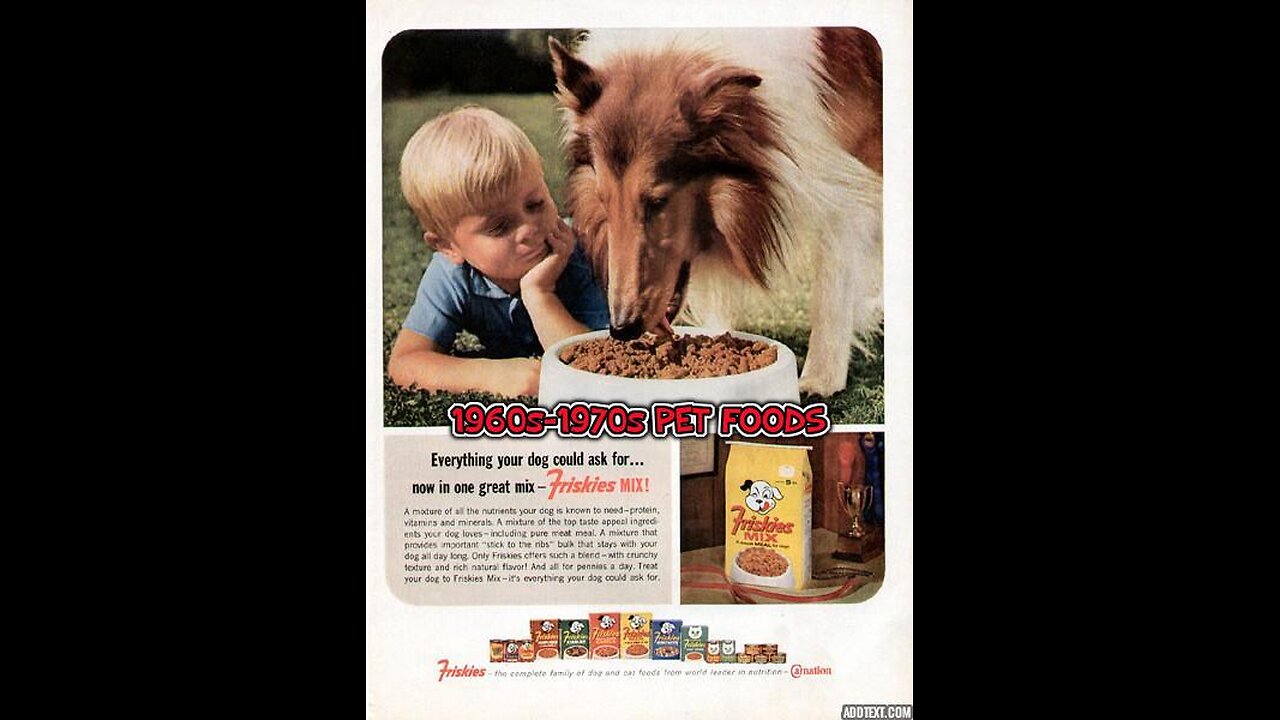 1960s-1970s DOG & CAT FOOD TV COMMERCIALS