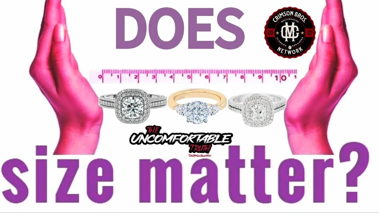 Diamonds won't keep you together forever... Bigger isn't Better