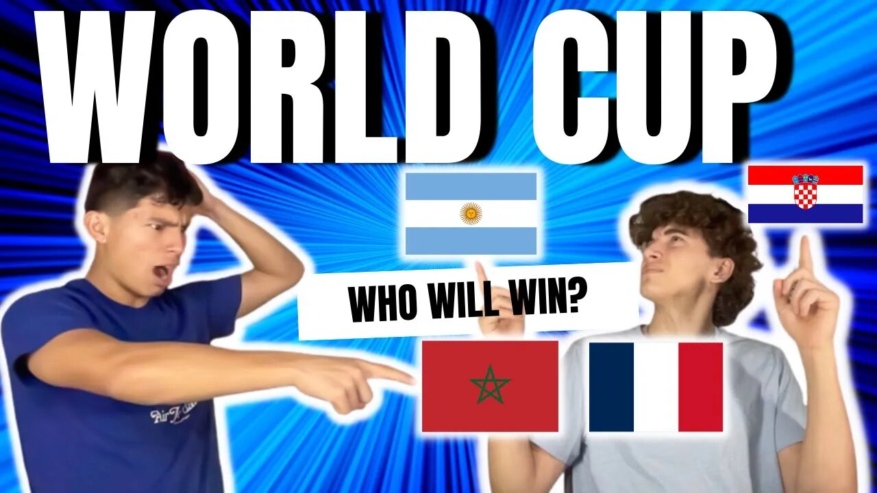 World Cup Semi Final Preview/Predictions (Money on the line)