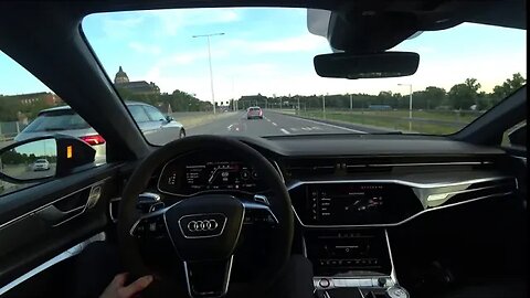 [4k] POV Audi RS6 daylight everyday conservative driving