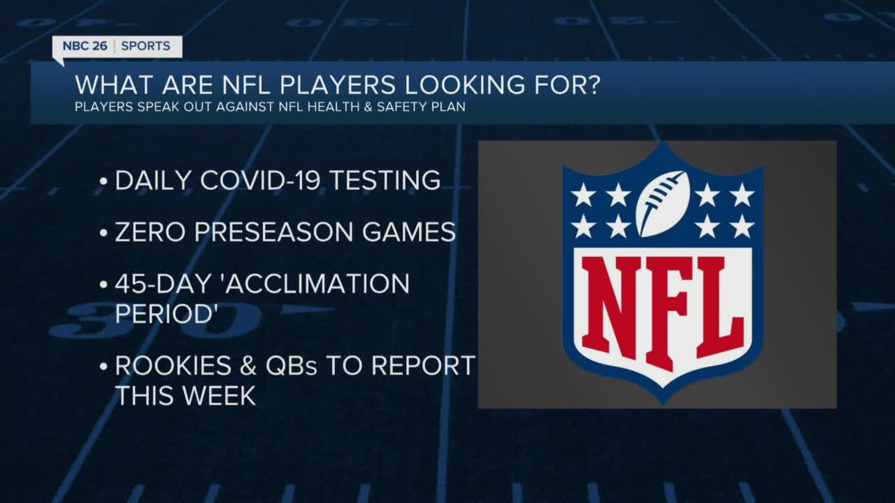 Players plead with NFL to address health, safety concerns