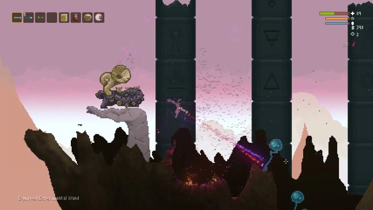 Noita [haq] daily run for 2023.sept.22. Chaingun, is it peak light hose?