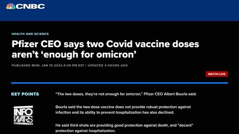 Pfizer CEO Admits The Vaccine Doesn’t Work And He Wants To Change Your DNA