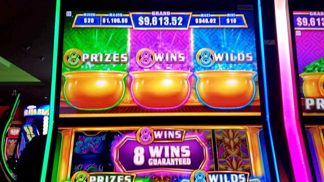 BONUS BOOST 888 TRIPLE FEATURE, 8 PRIZES, 8 WINS & 8 WILDS!!!