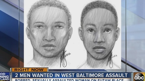 2 men wanted in Eutaw Place sexual assault