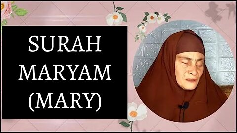 Beautiful Quran recitation by a blind women with an amazing voice || Surah Maryam