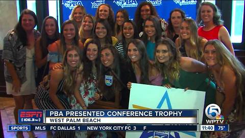 PBA softball presented conference title