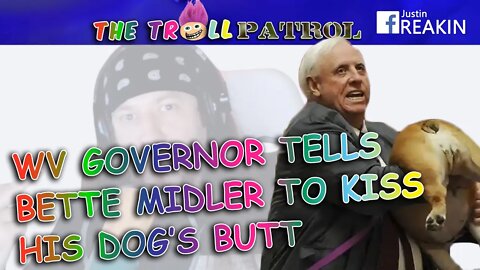 West Virginia Governor Jim Justice Tells Bette Midler To Kiss His Dog Babydog’s Butt