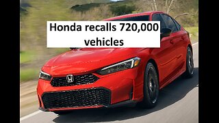 Honda recalls 720,000 cars for fuel pumps