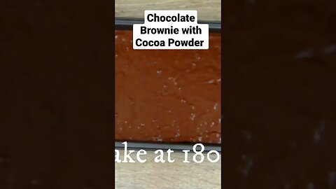 Brownies with Cocoa Powder