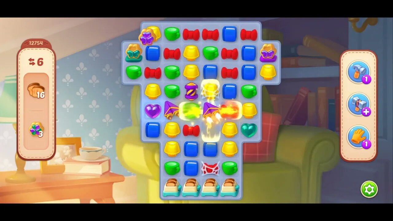 Playrix Homescapes Gameplay Walkthrough Level 12754