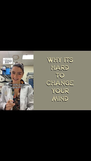 Why is it hard to change someone's mind?