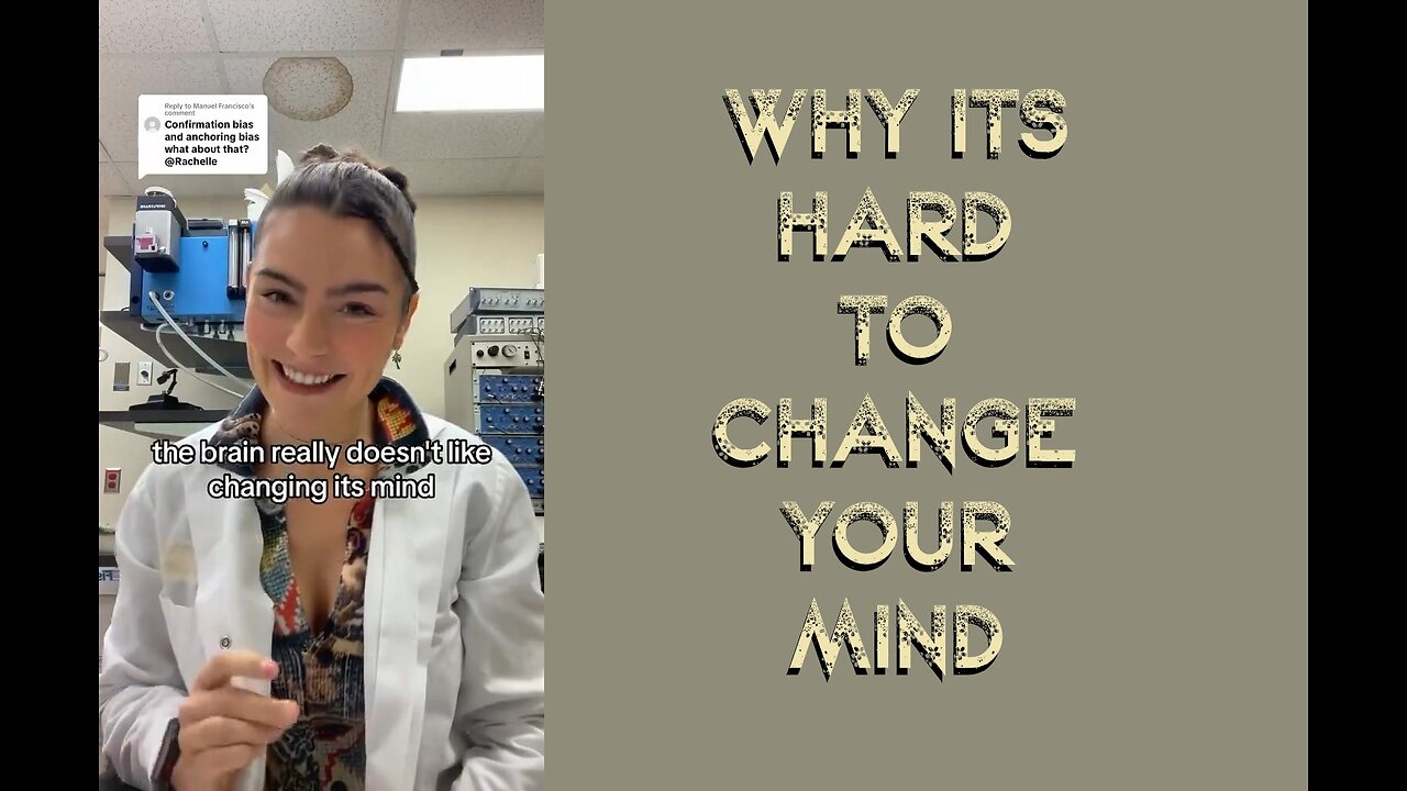 Why is it hard to change someone's mind?