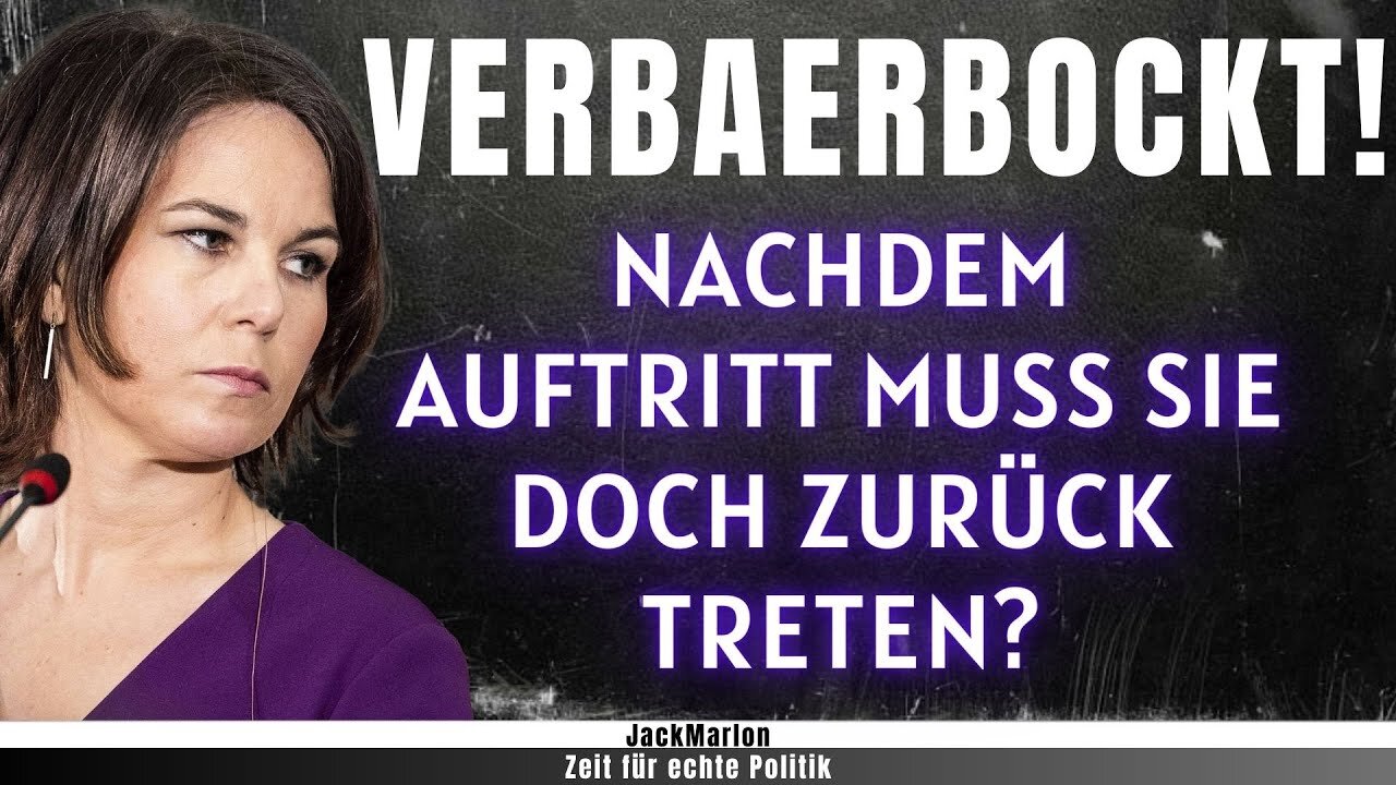 Frau Baerbock glaubt, ihr seid nicht schlau genug, das zu verstehen!