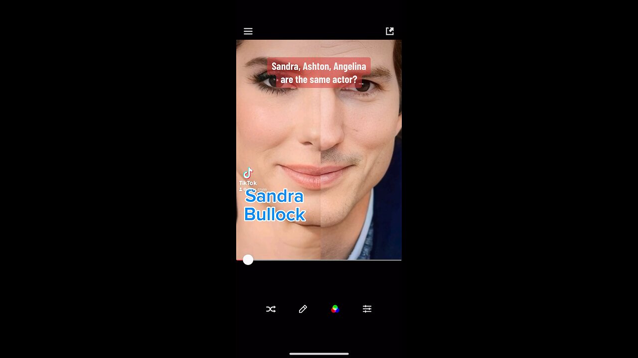 Sandra Bullock is Angelina Jolie is Ashton Kutcher?
