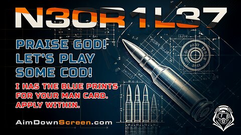 Praise God! Let's play some COD! Man cards: Apply within.