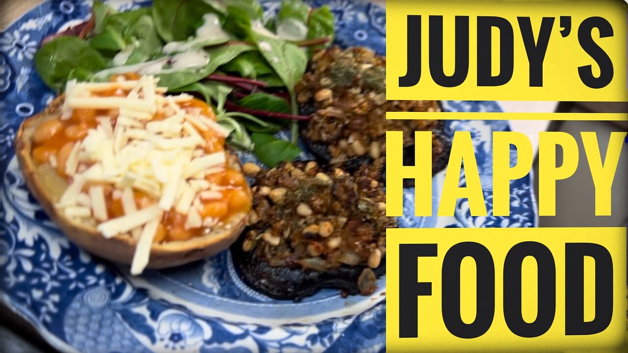 Stuffed Portobello mushrooms