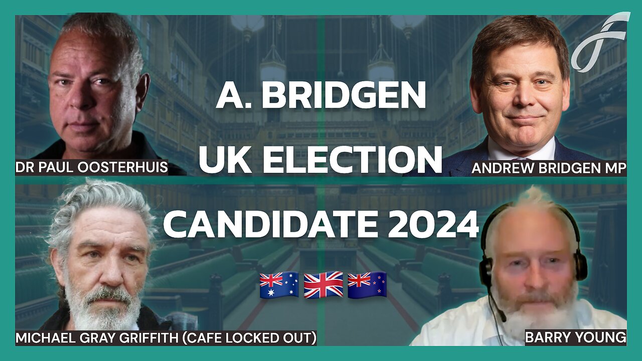 Andrew Bridgen - UK Election Candidate with Cafe Locked Out, Dr Paul Oosterhuis & Barry Young