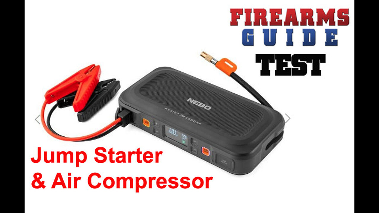 Nebo Assist Air 1500XP Jump Starter and Air Compressor and Power Bank