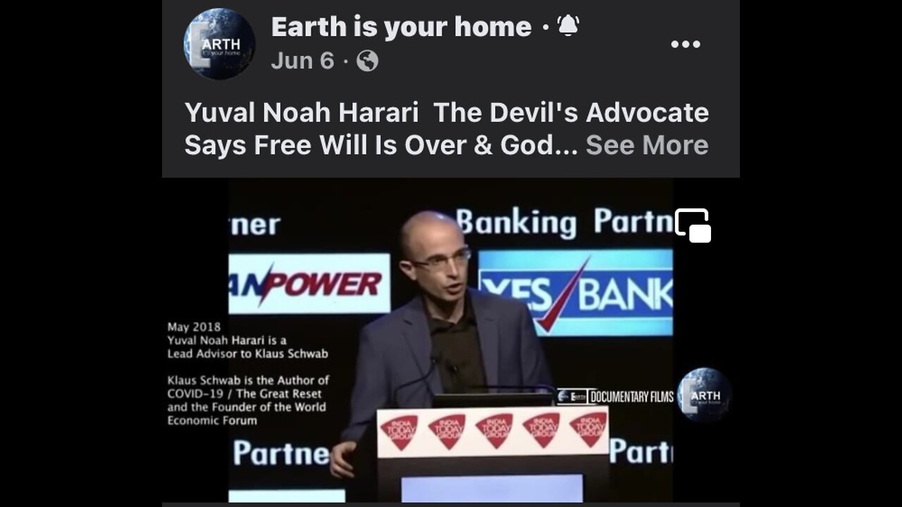 Yuval Noah Harari, the devil’s advocate of WEF