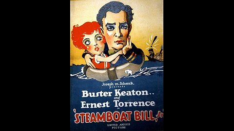 Steamboat Bill, Jr. silent comedy film from 1928 starring Buster Keaton