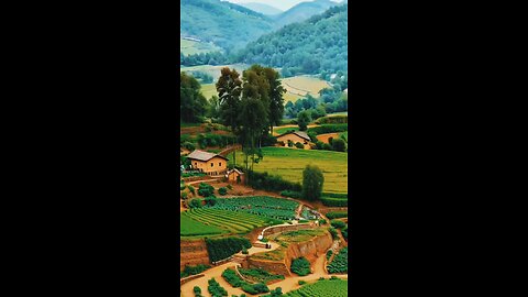 beautiful village life