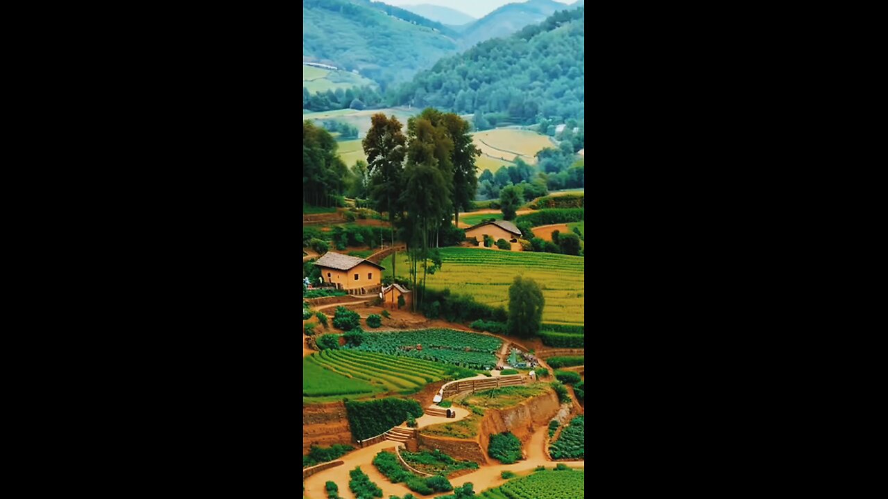 beautiful village life