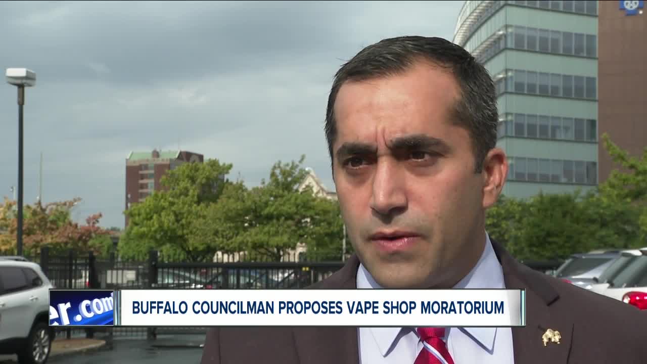 Buffalo common councilman considering proposed moratorium on vape shops