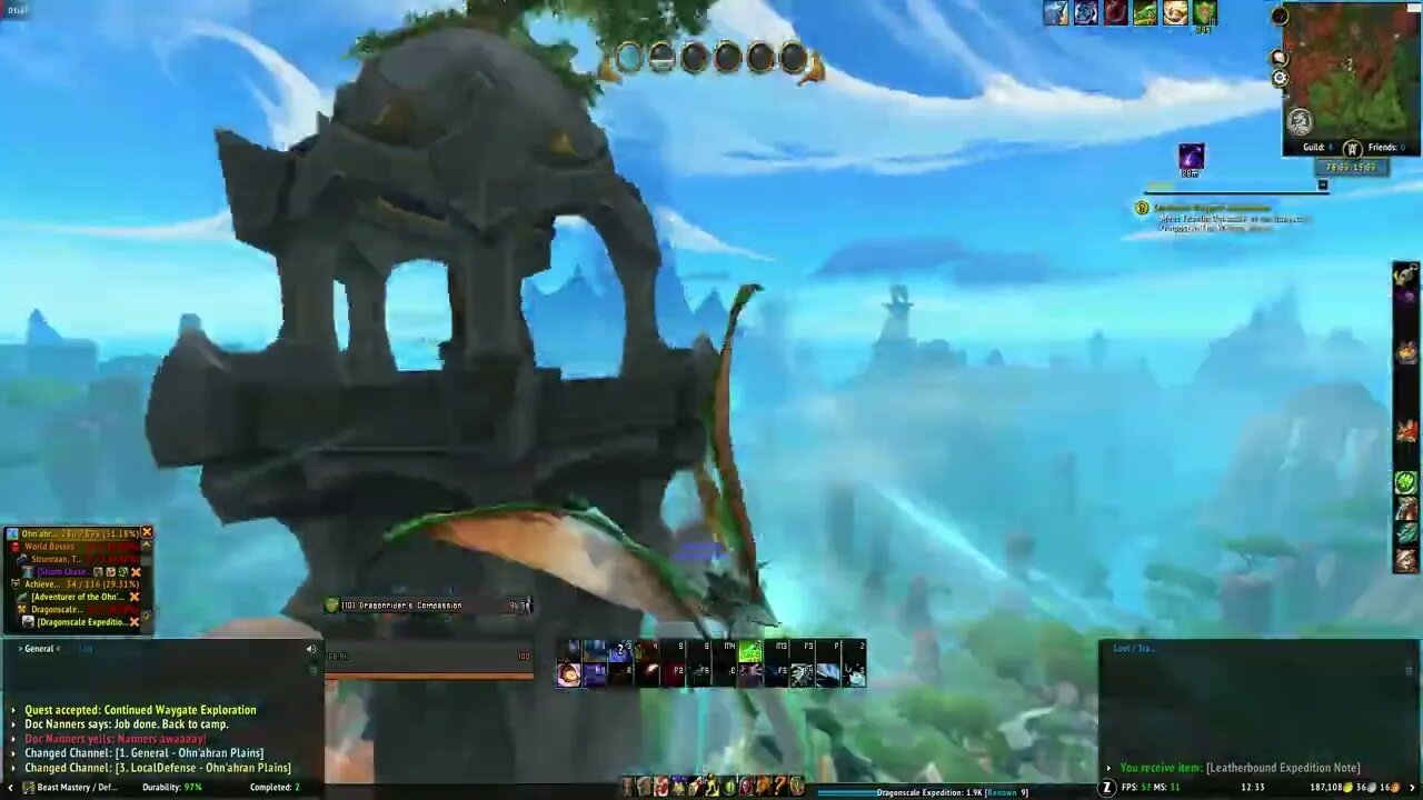 World of Warcraft Dragonflight Continued Waygate Exploration