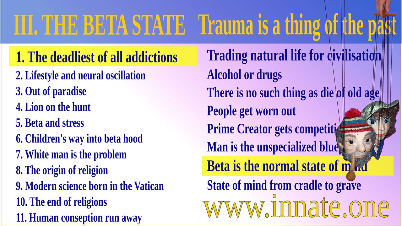 #48 Oscillating through the alphabet - Trauma is a thing of the past – Beta is the normal state of..