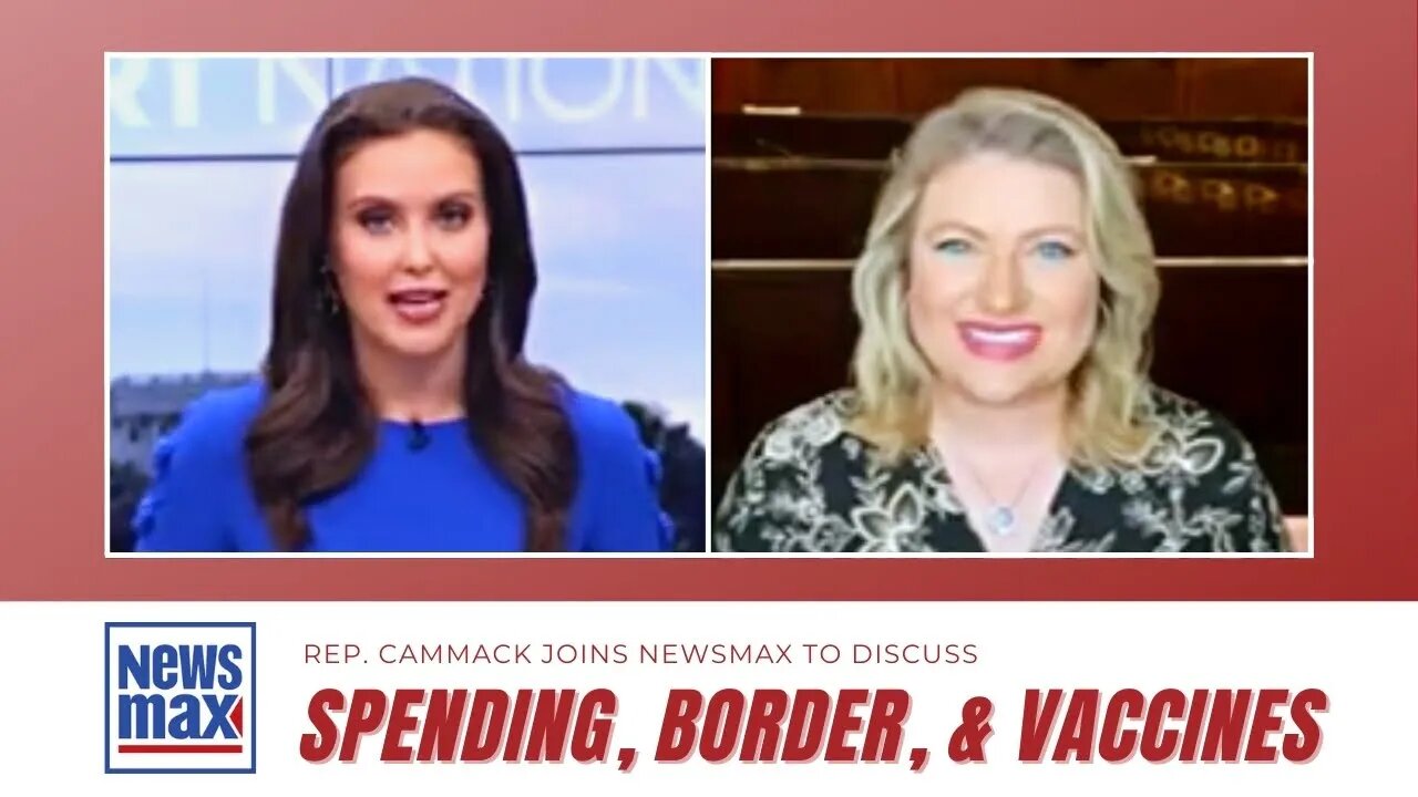 Rep. Cammack Joins Newsmax To Talk Democrats' Spending Bills, Border Crisis And Vaccine Mandates