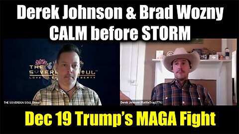 Derek Johnson & Brad Wozny Dec 19 - CALM before STORM, Trump’s MAGA Fight