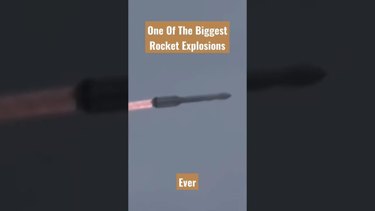 Biggest Rocket Explosion #explosion #rocket