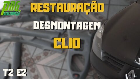 Desmontagem do Renault Clio - Restauração T2E2