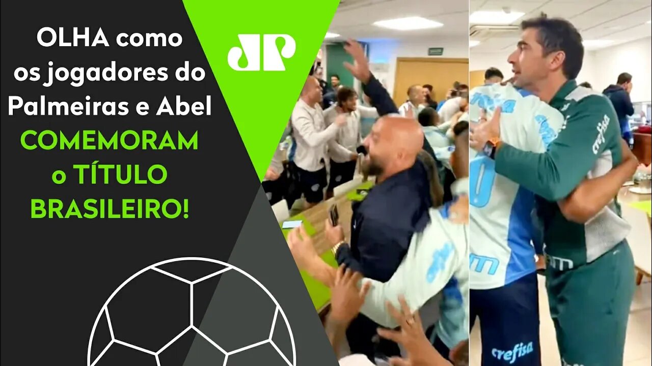 DE ARREPIAR! "O Palmeiras é CAMPEÃO!" OLHA como os jogadores e Abel Ferreira COMEMORARAM o TÍTULO!