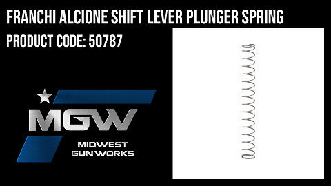 Franchi Alcione Shift Lever Plunger Spring - 50787