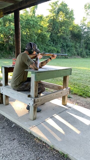 Slow mo Black Powder Rifle!