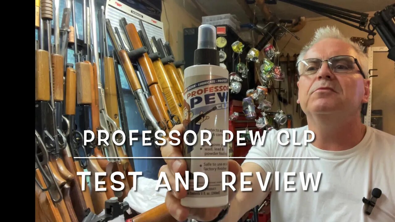 Professor Pew CLP plant base gun cleaner entrusting it with my beloved Izhmash CM-2 target rifle