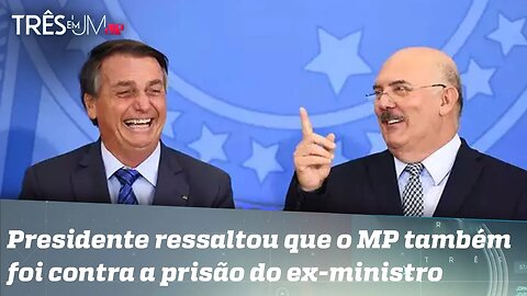 Bolsonaro diz ter considerado prisão de Milton Ribeiro injusta