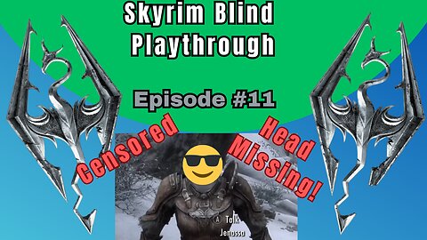 Skyrim Budjo Blind Playthrough Ep. #11 - Jenassa, what happened???!!!