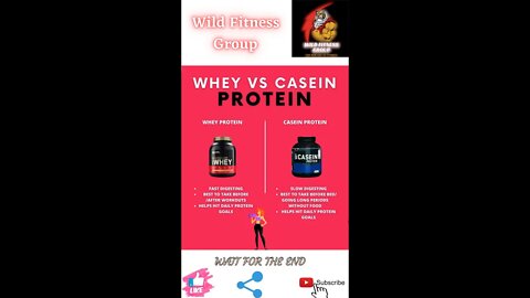 🔥Whey vs casein protein🔥#short🔥#fitnessshorts🔥#wildfitnessgroup🔥12 march 2022🔥