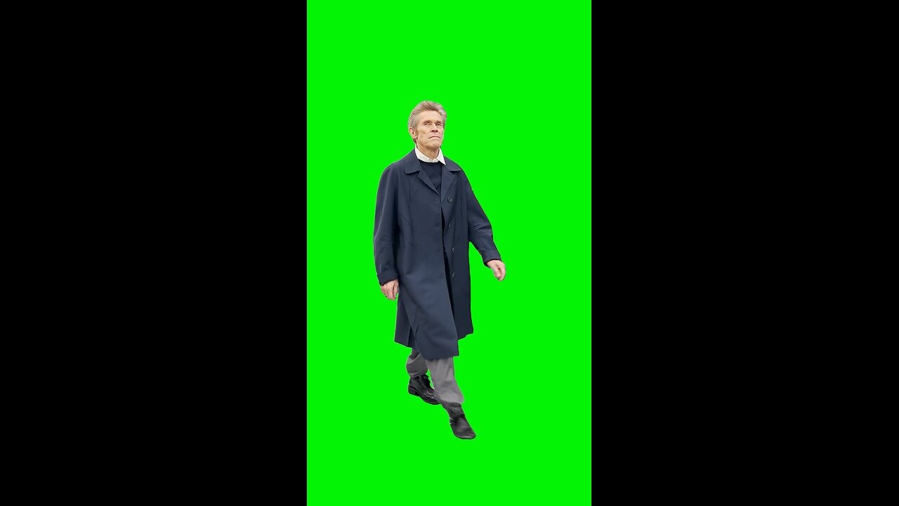 Willem Dafoe Runway | Green Screen