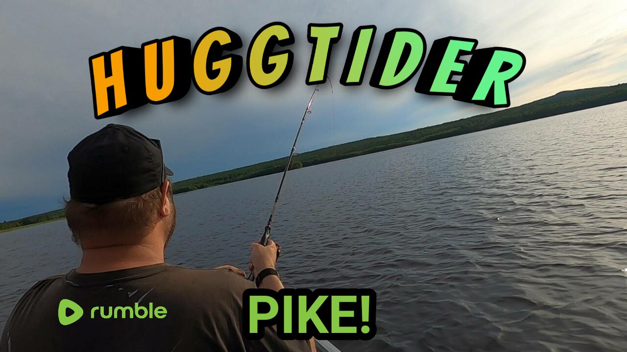 Northern Pike Action from boat w/ English Subtitles