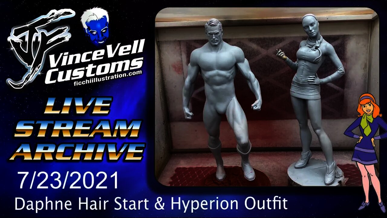 VinceVellCUSTOMS Live Stream -Hyperion Outfit & Daphne Hair Start